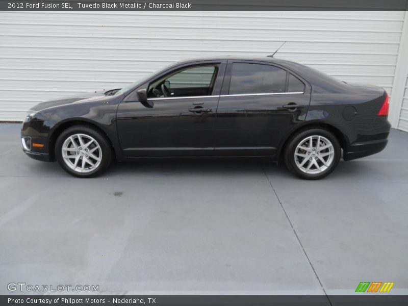 Tuxedo Black Metallic / Charcoal Black 2012 Ford Fusion SEL