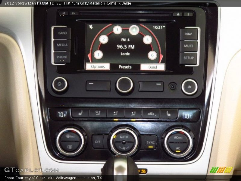 Platinum Gray Metallic / Cornsilk Beige 2012 Volkswagen Passat TDI SE