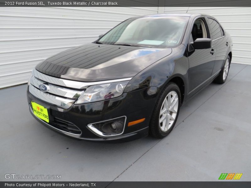 Tuxedo Black Metallic / Charcoal Black 2012 Ford Fusion SEL