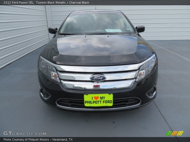 Tuxedo Black Metallic / Charcoal Black 2012 Ford Fusion SEL