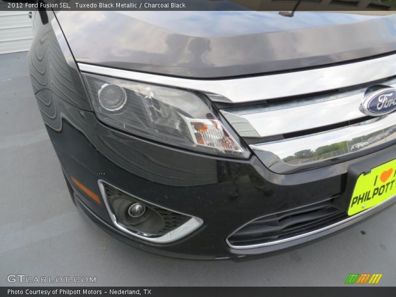 Tuxedo Black Metallic / Charcoal Black 2012 Ford Fusion SEL