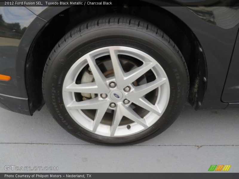 Tuxedo Black Metallic / Charcoal Black 2012 Ford Fusion SEL