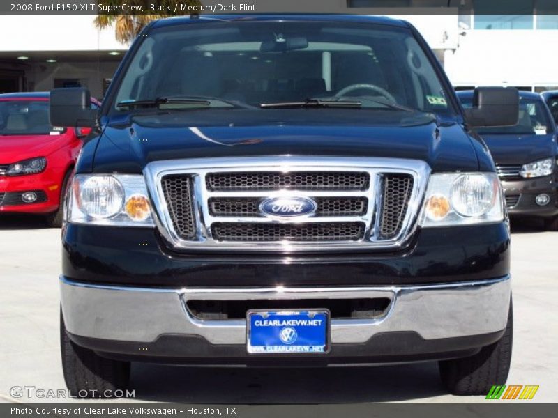 Black / Medium/Dark Flint 2008 Ford F150 XLT SuperCrew