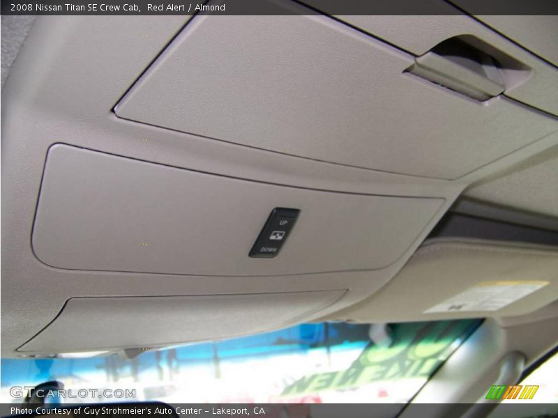 Red Alert / Almond 2008 Nissan Titan SE Crew Cab