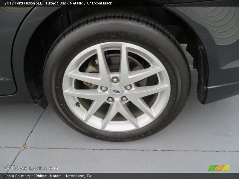 Tuxedo Black Metallic / Charcoal Black 2012 Ford Fusion SEL