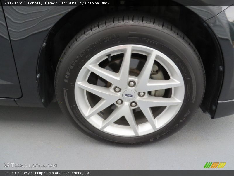 Tuxedo Black Metallic / Charcoal Black 2012 Ford Fusion SEL