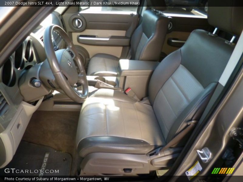 Light Khaki Metallic / Dark Khaki/Medium Khaki 2007 Dodge Nitro SLT 4x4