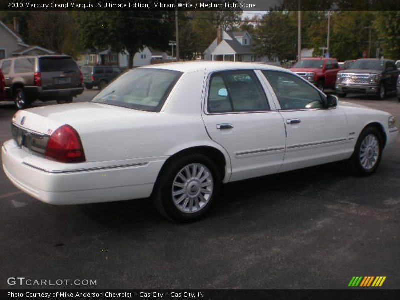 Vibrant White / Medium Light Stone 2010 Mercury Grand Marquis LS Ultimate Edition