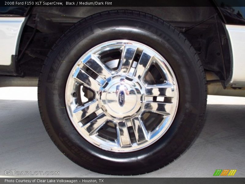 Black / Medium/Dark Flint 2008 Ford F150 XLT SuperCrew