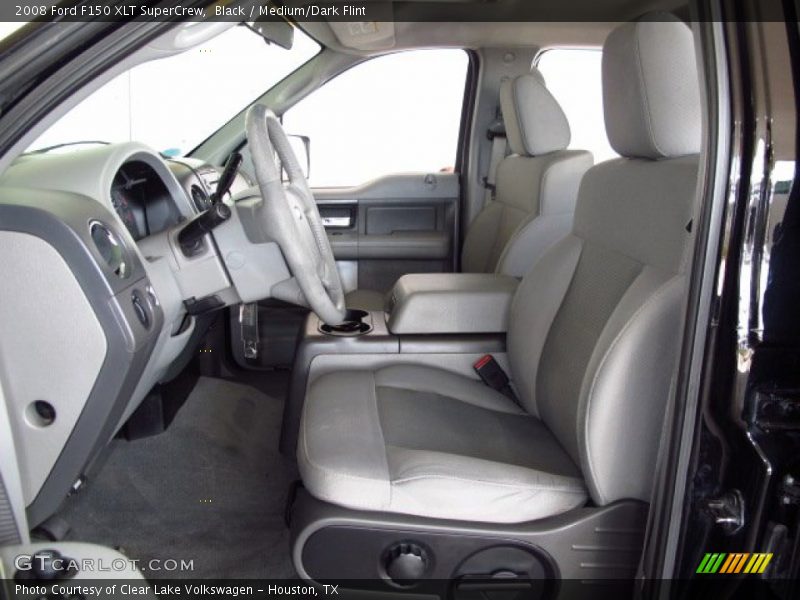 Black / Medium/Dark Flint 2008 Ford F150 XLT SuperCrew