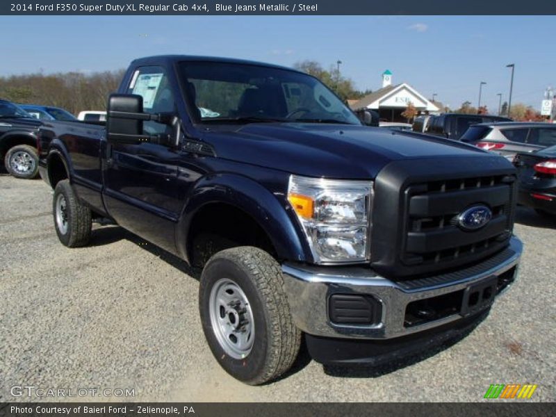 Front 3/4 View of 2014 F350 Super Duty XL Regular Cab 4x4