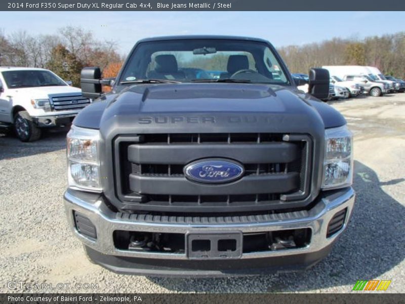 Blue Jeans Metallic / Steel 2014 Ford F350 Super Duty XL Regular Cab 4x4