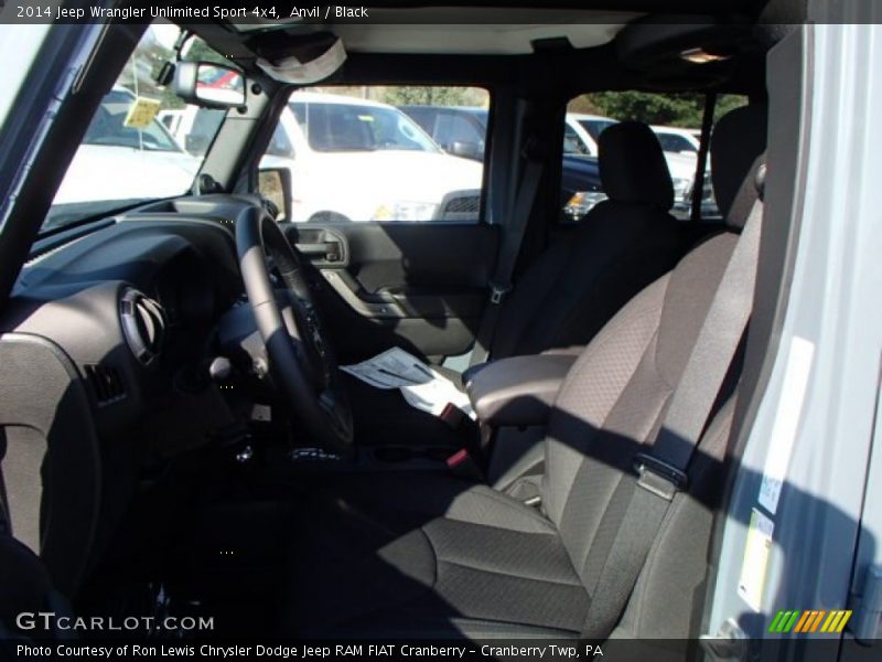 Anvil / Black 2014 Jeep Wrangler Unlimited Sport 4x4