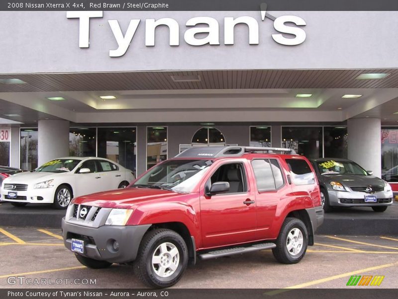 Red Brawn / Steel/Graphite 2008 Nissan Xterra X 4x4