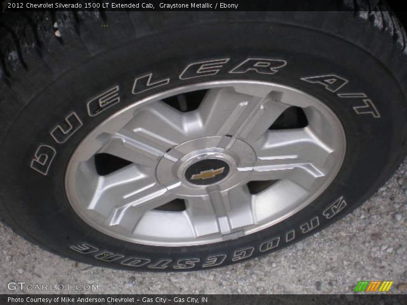 Graystone Metallic / Ebony 2012 Chevrolet Silverado 1500 LT Extended Cab