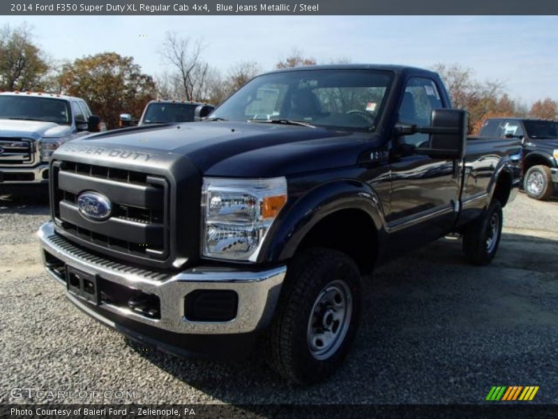 Blue Jeans Metallic / Steel 2014 Ford F350 Super Duty XL Regular Cab 4x4