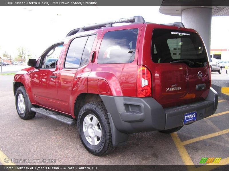 Red Brawn / Steel/Graphite 2008 Nissan Xterra X 4x4