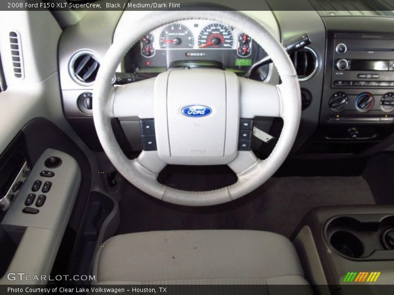 Black / Medium/Dark Flint 2008 Ford F150 XLT SuperCrew