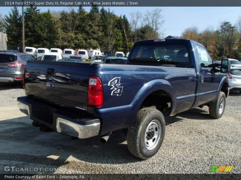 Blue Jeans Metallic / Steel 2014 Ford F350 Super Duty XL Regular Cab 4x4