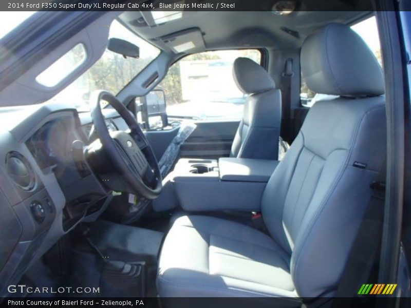 Blue Jeans Metallic / Steel 2014 Ford F350 Super Duty XL Regular Cab 4x4