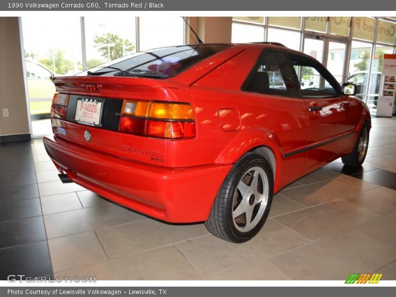 Tornado Red / Black 1990 Volkswagen Corrado G60
