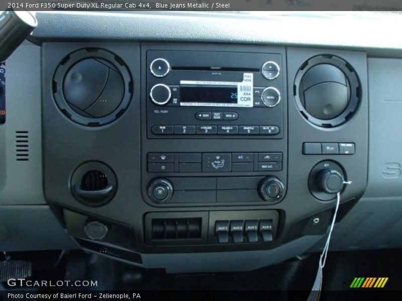 Blue Jeans Metallic / Steel 2014 Ford F350 Super Duty XL Regular Cab 4x4