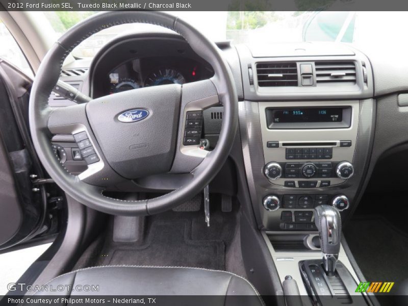 Tuxedo Black Metallic / Charcoal Black 2012 Ford Fusion SEL