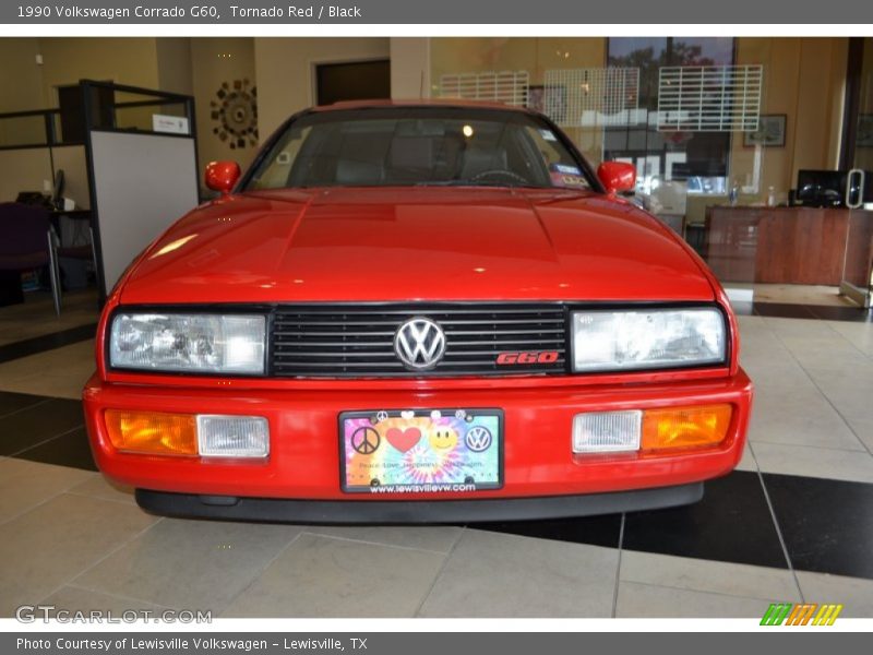 Tornado Red / Black 1990 Volkswagen Corrado G60