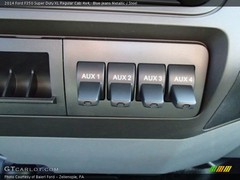 Blue Jeans Metallic / Steel 2014 Ford F350 Super Duty XL Regular Cab 4x4