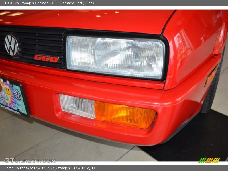 Tornado Red / Black 1990 Volkswagen Corrado G60
