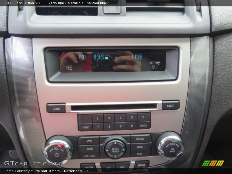 Tuxedo Black Metallic / Charcoal Black 2012 Ford Fusion SEL