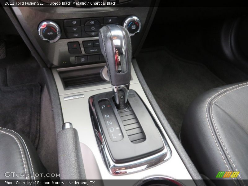 Tuxedo Black Metallic / Charcoal Black 2012 Ford Fusion SEL