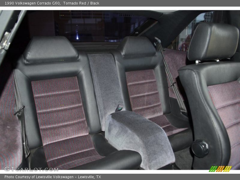 Rear Seat of 1990 Corrado G60