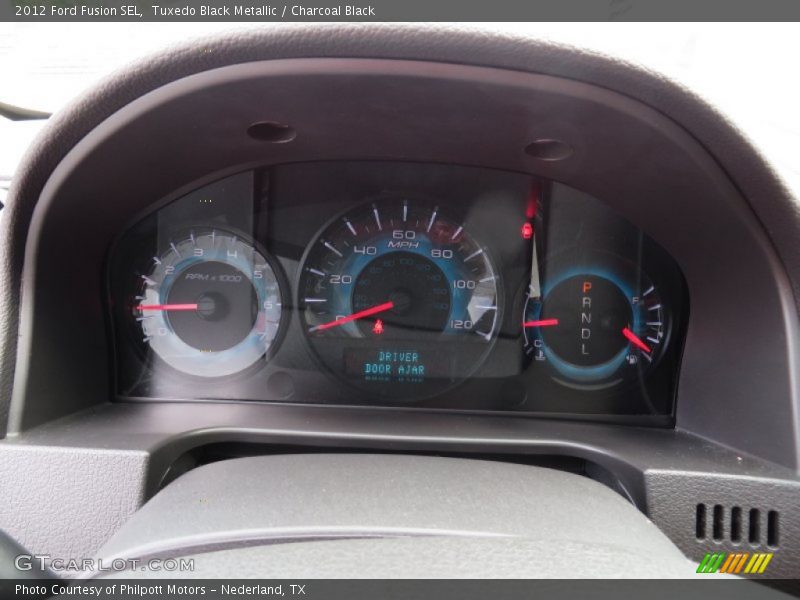 Tuxedo Black Metallic / Charcoal Black 2012 Ford Fusion SEL