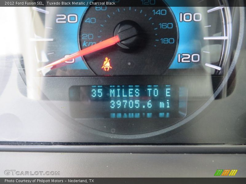 Tuxedo Black Metallic / Charcoal Black 2012 Ford Fusion SEL