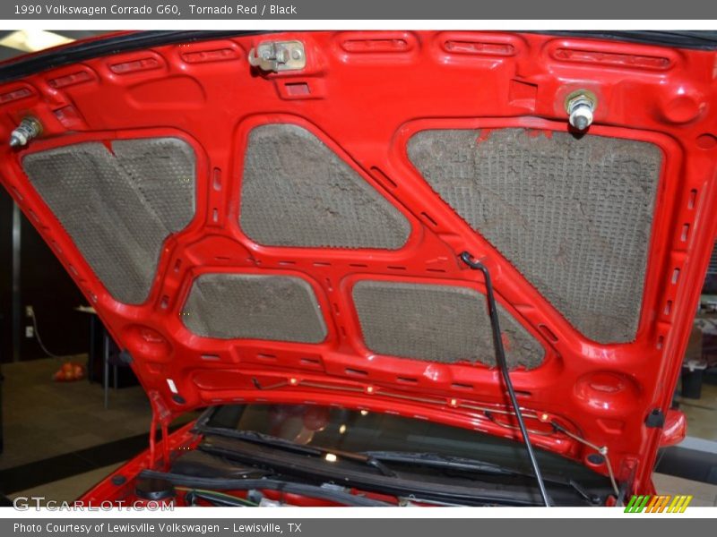 Tornado Red / Black 1990 Volkswagen Corrado G60