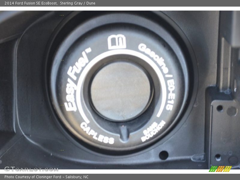 Sterling Gray / Dune 2014 Ford Fusion SE EcoBoost