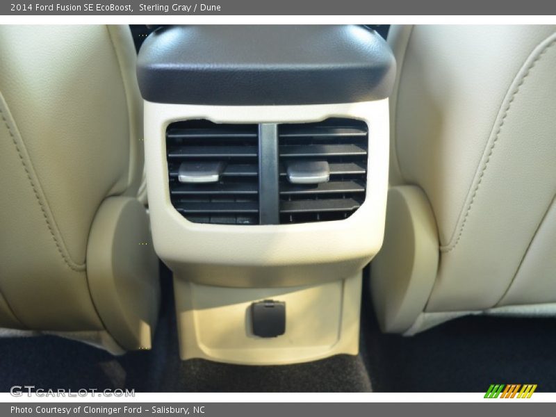 Sterling Gray / Dune 2014 Ford Fusion SE EcoBoost
