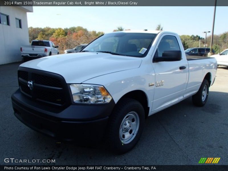 Bright White / Black/Diesel Gray 2014 Ram 1500 Tradesman Regular Cab 4x4
