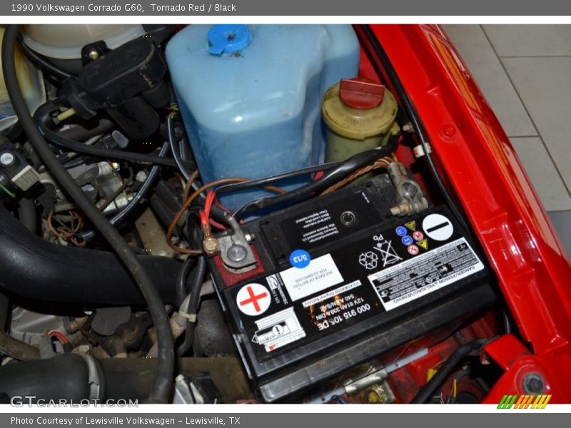 Tornado Red / Black 1990 Volkswagen Corrado G60