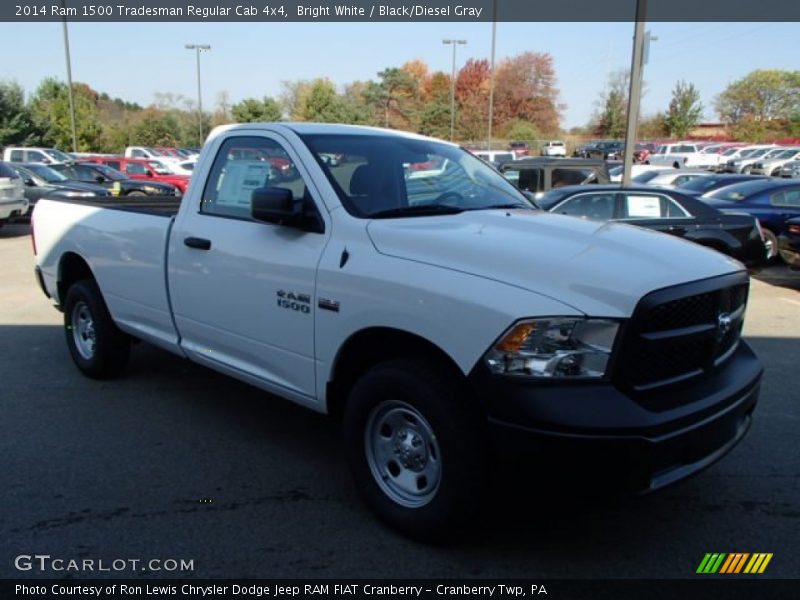 Bright White / Black/Diesel Gray 2014 Ram 1500 Tradesman Regular Cab 4x4
