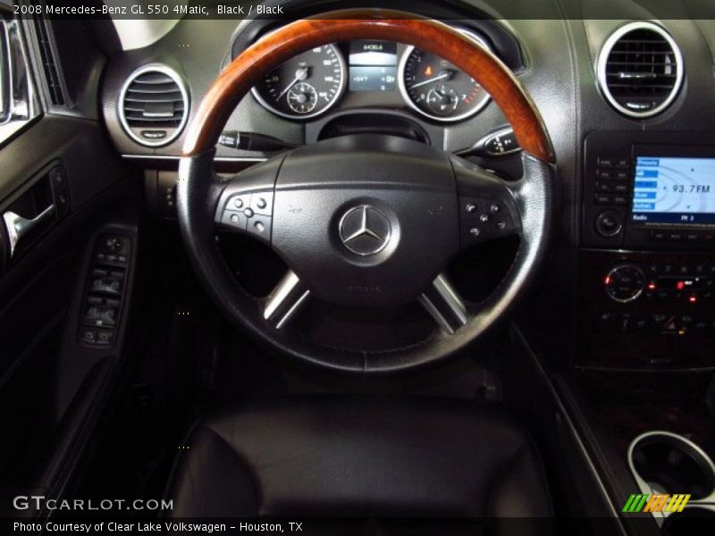 Black / Black 2008 Mercedes-Benz GL 550 4Matic