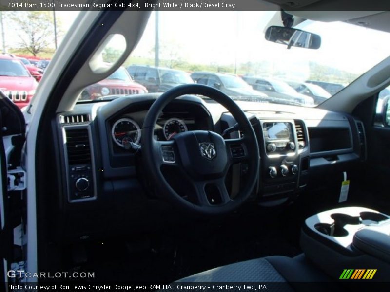 Bright White / Black/Diesel Gray 2014 Ram 1500 Tradesman Regular Cab 4x4