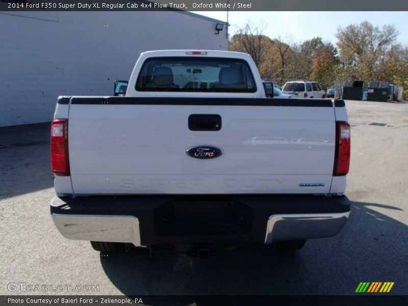 Oxford White / Steel 2014 Ford F350 Super Duty XL Regular Cab 4x4 Plow Truck