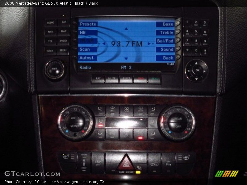 Black / Black 2008 Mercedes-Benz GL 550 4Matic