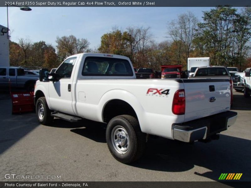 Oxford White / Steel 2014 Ford F350 Super Duty XL Regular Cab 4x4 Plow Truck