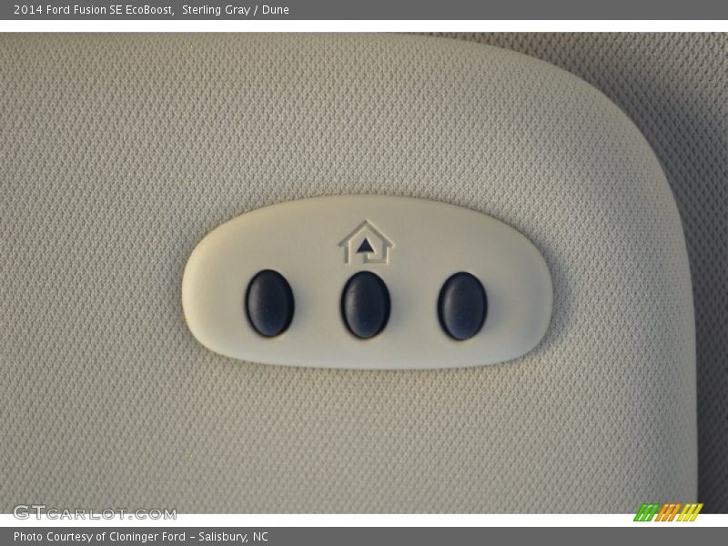 Sterling Gray / Dune 2014 Ford Fusion SE EcoBoost