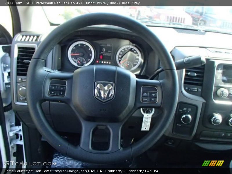 Bright White / Black/Diesel Gray 2014 Ram 1500 Tradesman Regular Cab 4x4