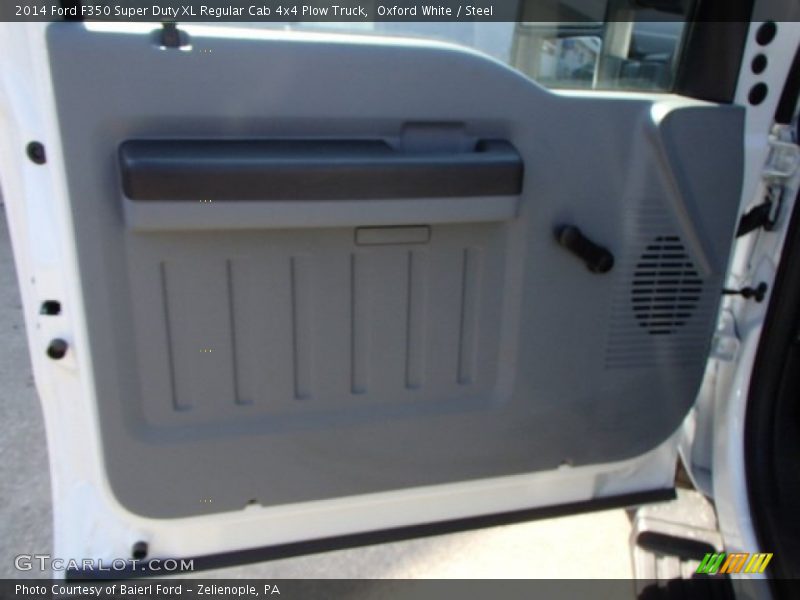 Oxford White / Steel 2014 Ford F350 Super Duty XL Regular Cab 4x4 Plow Truck