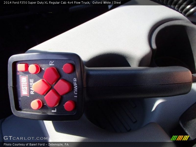 Oxford White / Steel 2014 Ford F350 Super Duty XL Regular Cab 4x4 Plow Truck